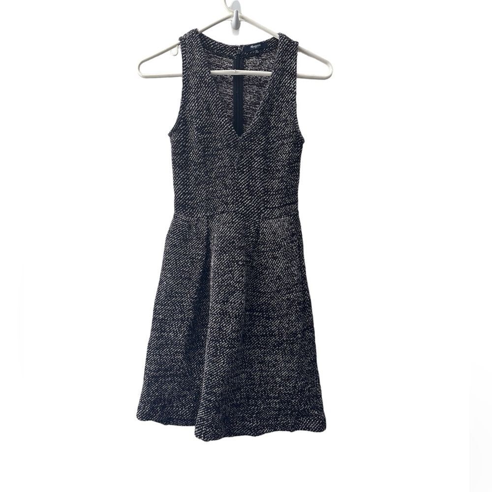 Madewell tweed dress with pockets